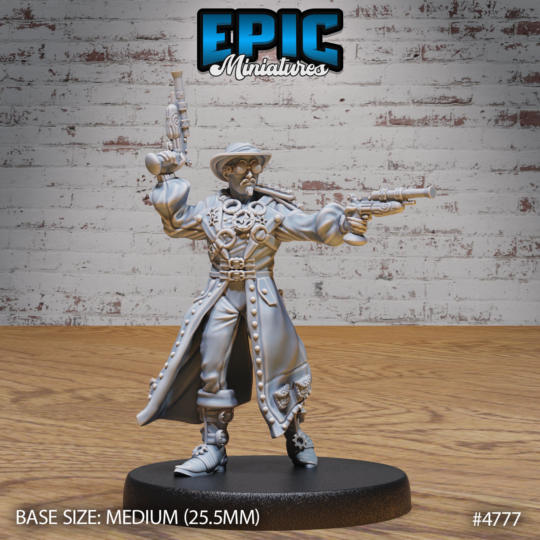 Esoteric Society Pistols Male / Steampunk Villager / Humanoid Scientist / Spiritual Warrior / Mystical Fighter / Human Alchemy Scholar / Battle Infantry Army / Construct Alchemist / Steam Technology Encounter